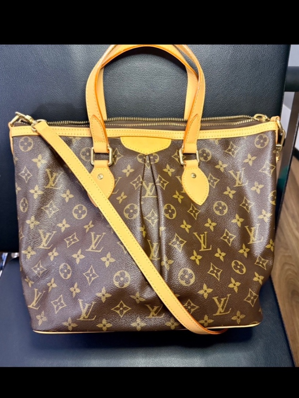 Authentic Louis Vuitton Monogram Palermo PM